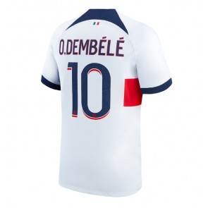 Paris Saint-Germain Ousmane Dembele #10 Udebanetrøje 2023-24 Kort ærmer